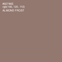#92786E - Almond Frost Color Image